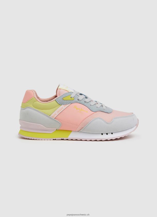 Mad Laufschuhe von London Frauen Pepe Jeans frisches Rosa 84XH6T621