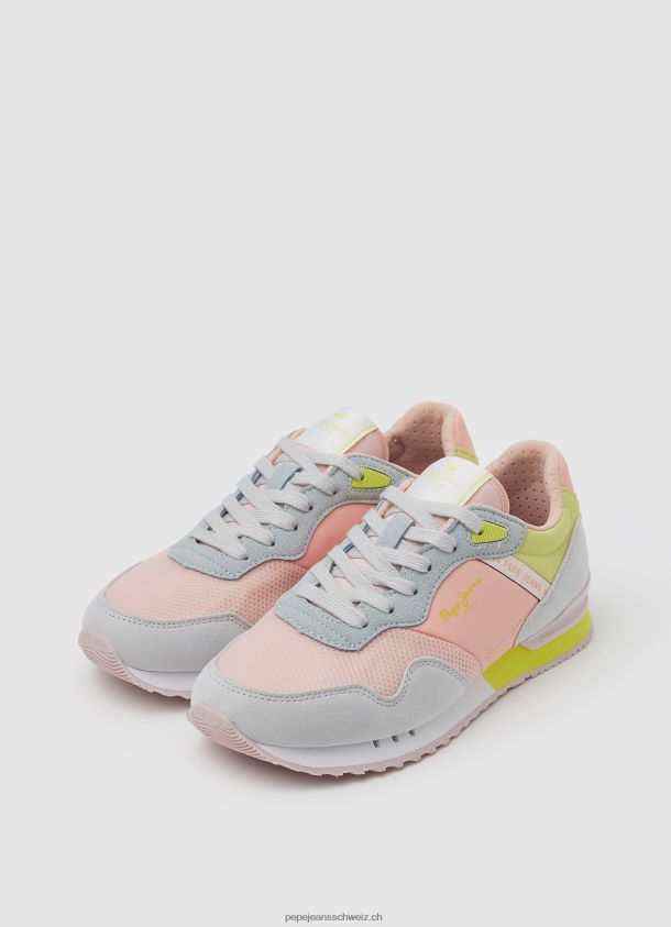 Mad Laufschuhe von London Frauen Pepe Jeans frisches Rosa 84XH6T621