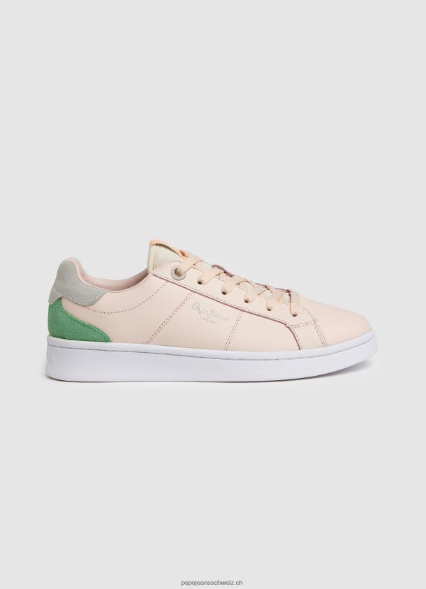 Milton weiche klassische Turnschuhe Frauen Pepe Jeans Hell-Pink 84XH6T625