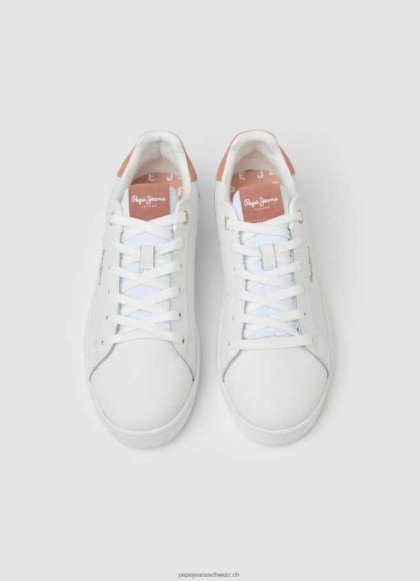 Milton weiche klassische Turnschuhe Frauen Pepe Jeans Weiss 84XH6T584