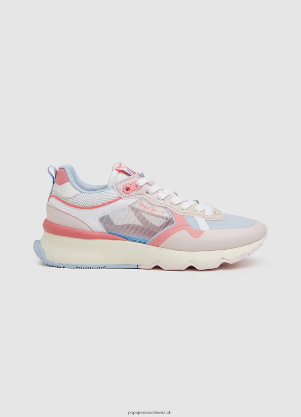 brit pro helle Laufschuhe Frauen Pepe Jeans zartes Rosa 84XH6T575