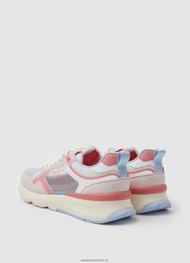 brit pro helle Laufschuhe Frauen Pepe Jeans zartes Rosa 84XH6T575