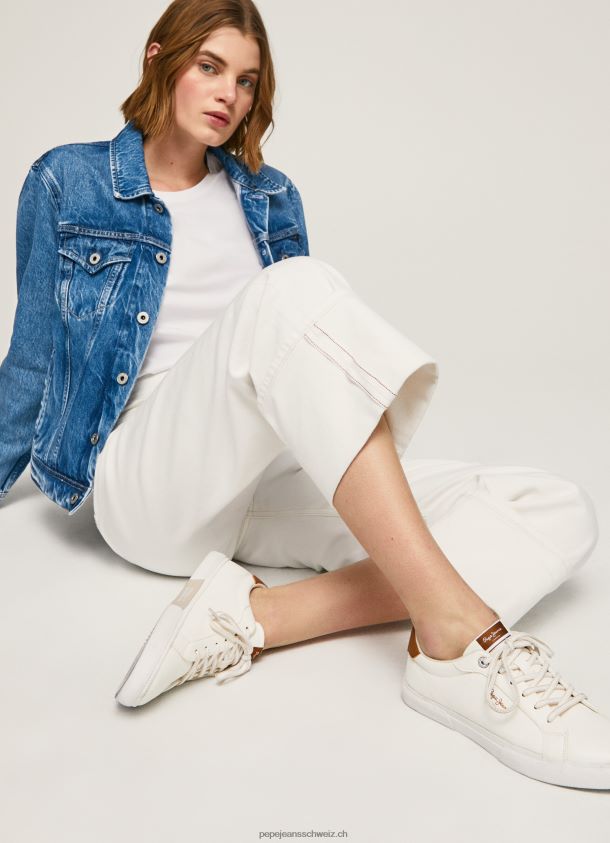 kenton max klassische turnschuhe Frauen Pepe Jeans Weiss 84XH6T583