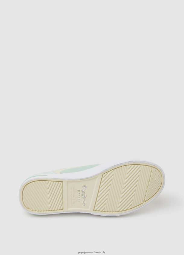 kenton road grundlegende turnschuhe Frauen Pepe Jeans Pastell Zitrone 84XH6T634