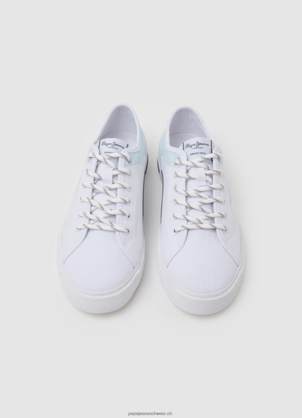 kenton road grundlegende turnschuhe Frauen Pepe Jeans Weiss 84XH6T635