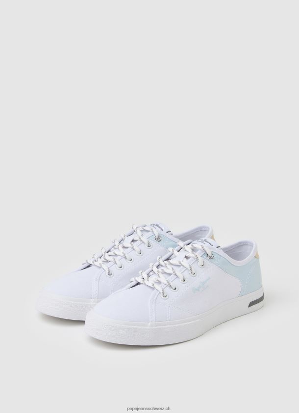 kenton road grundlegende turnschuhe Frauen Pepe Jeans Weiss 84XH6T635