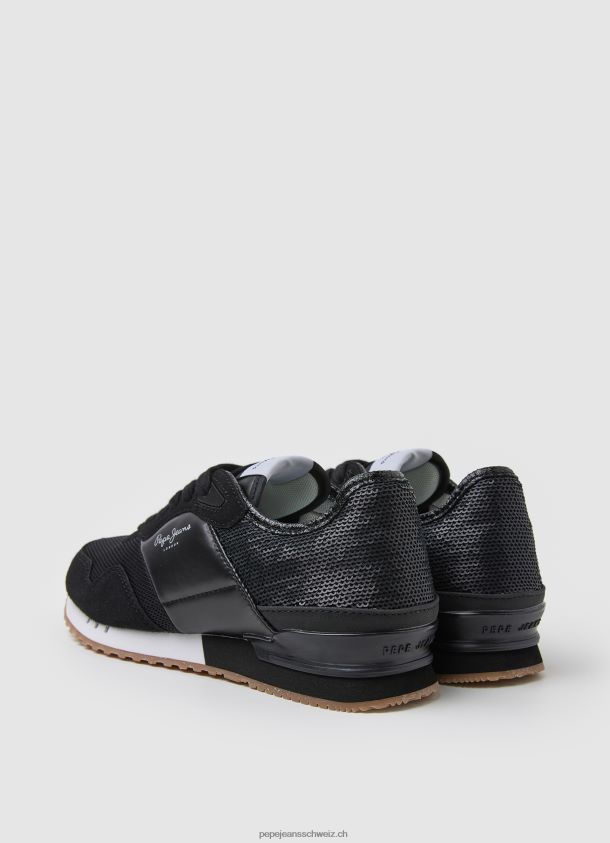 london troy kombinierte turnschuhe Frauen Pepe Jeans Schwarz 84XH6T611