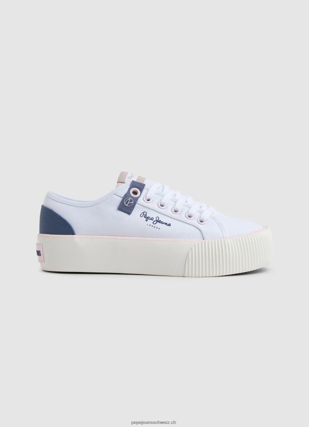 ottis sonnenplattform turnschuhe Frauen Pepe Jeans Weiss 84XH6T608