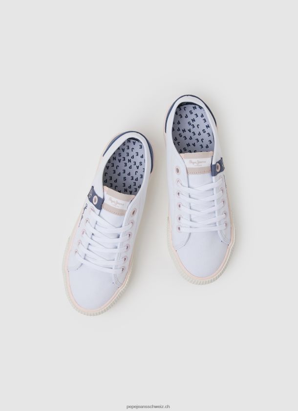 ottis sonnenplattform turnschuhe Frauen Pepe Jeans Weiss 84XH6T608