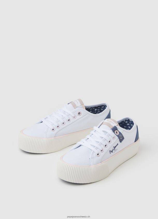 ottis sonnenplattform turnschuhe Frauen Pepe Jeans Weiss 84XH6T608