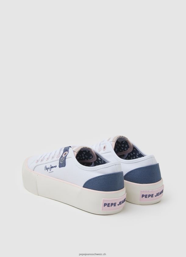 ottis sonnenplattform turnschuhe Frauen Pepe Jeans Weiss 84XH6T608