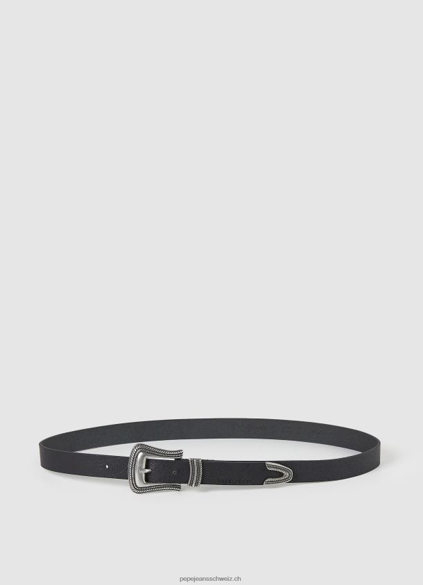dünner ledergürtel Frauen Pepe Jeans Schwarz 84XH6T759