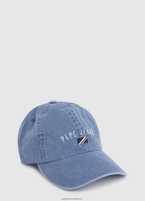 Basic-Cap mit gesticktem Logo Frauen Pepe Jeans Denim 84XH6T778