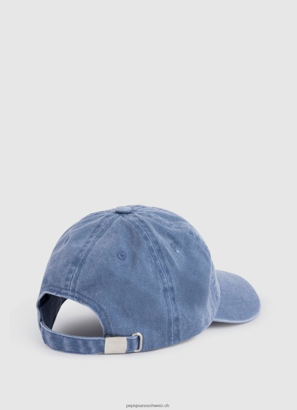 Basic-Cap mit gesticktem Logo Frauen Pepe Jeans Denim 84XH6T778