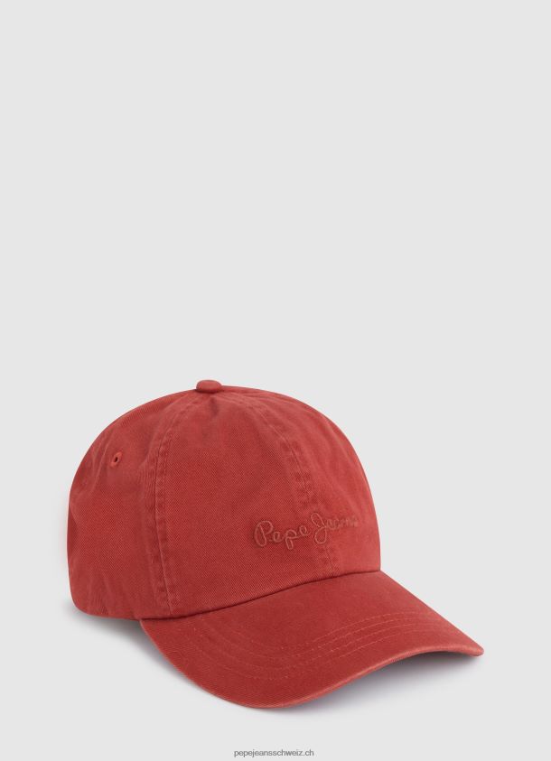 Basic-Cap mit gesticktem Logo Frauen Pepe Jeans studiorot 84XH6T779