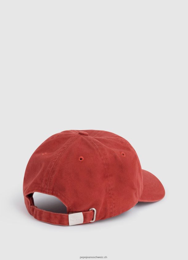 Basic-Cap mit gesticktem Logo Frauen Pepe Jeans studiorot 84XH6T779