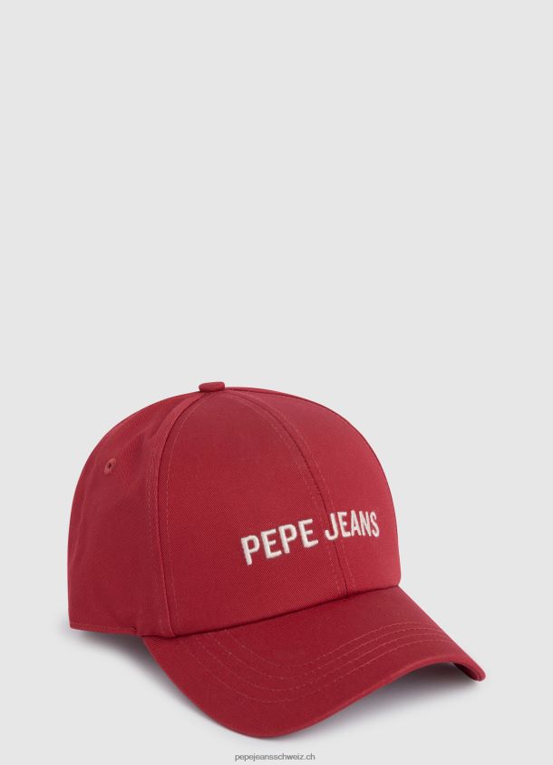 Basic-Cap mit gesticktem Logo Frauen Pepe Jeans studiorot 84XH6T786