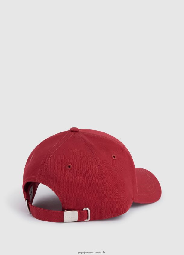 Basic-Cap mit gesticktem Logo Frauen Pepe Jeans studiorot 84XH6T786