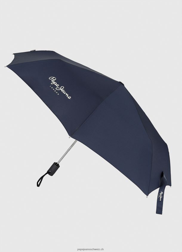 ned klappbarer automatischer Regenschirm Frauen Pepe Jeans Marine 84XH6T790