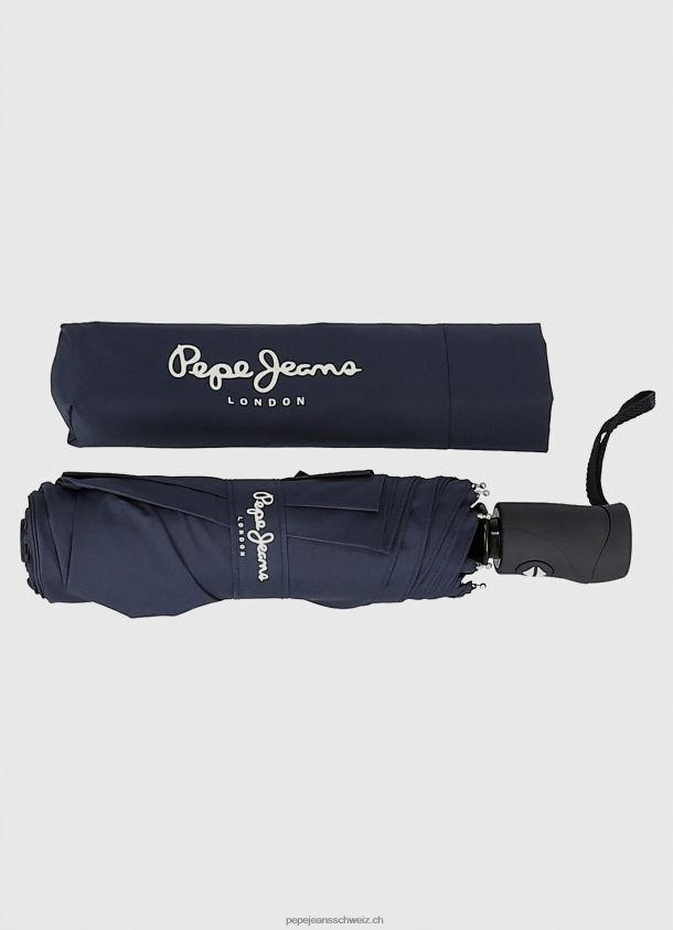 ned klappbarer automatischer Regenschirm Frauen Pepe Jeans Marine 84XH6T790