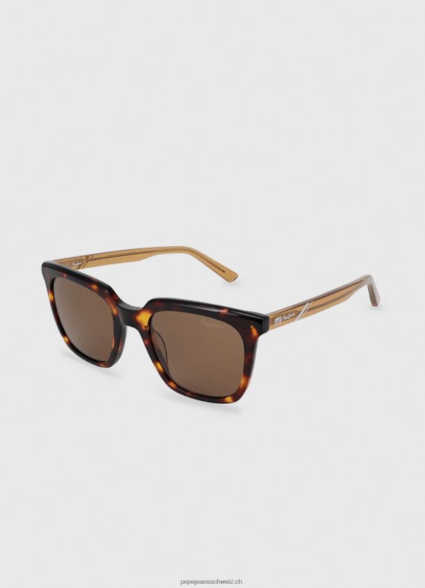 Wayfarer-Sonnenbrille Frauen Pepe Jeans Gold 84XH6T770