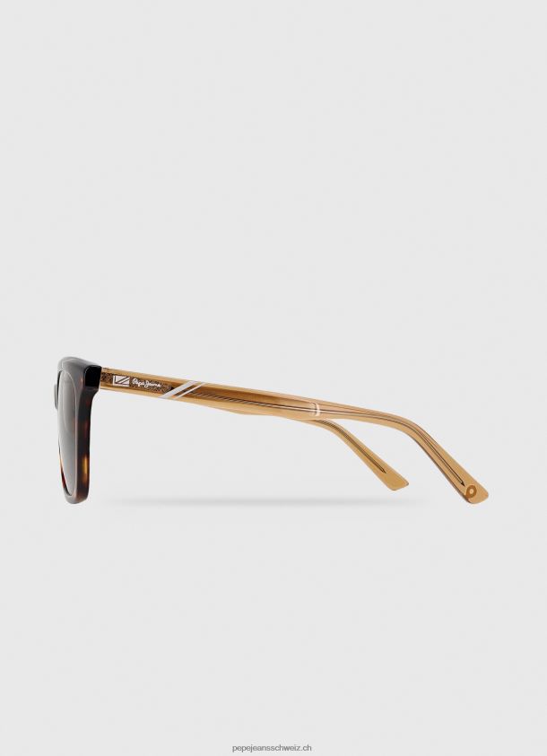 Wayfarer-Sonnenbrille Frauen Pepe Jeans Gold 84XH6T770