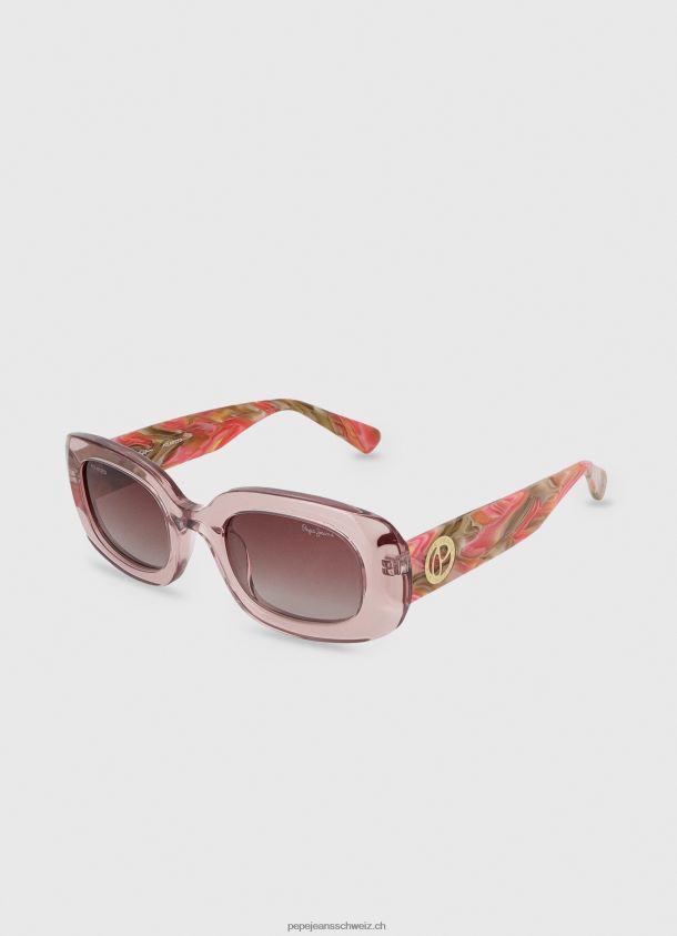 rechteckige sonnenbrille Frauen Pepe Jeans Rosa 84XH6T766