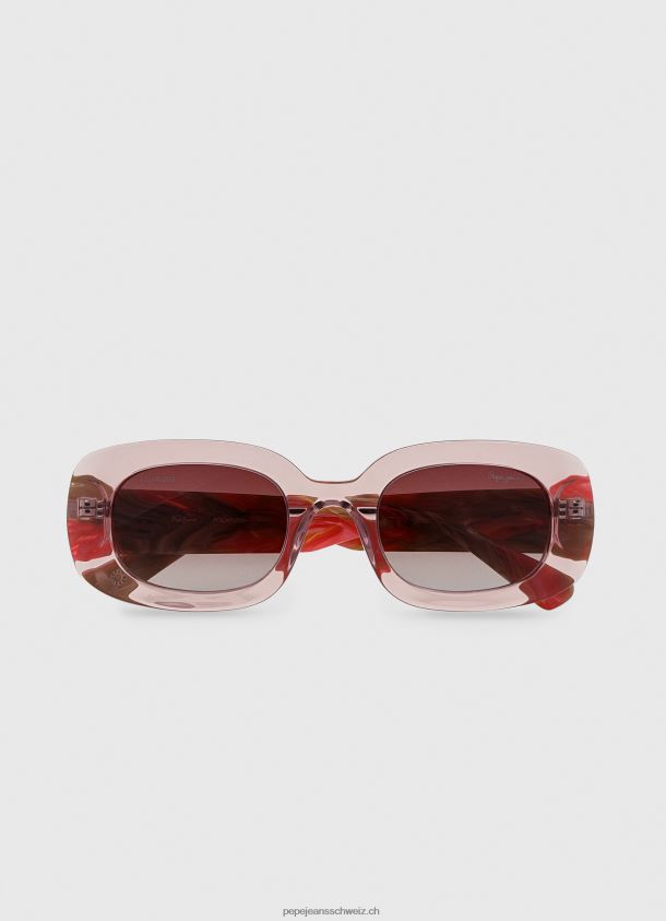 rechteckige sonnenbrille Frauen Pepe Jeans Rosa 84XH6T766