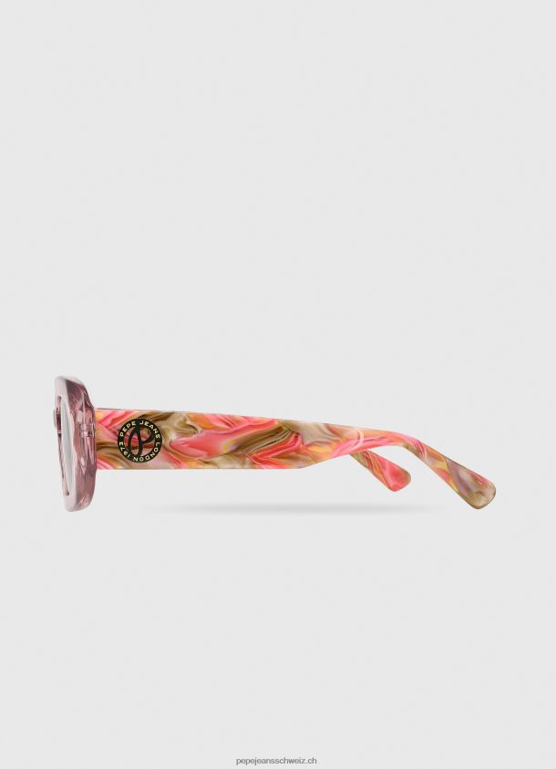rechteckige sonnenbrille Frauen Pepe Jeans Rosa 84XH6T766