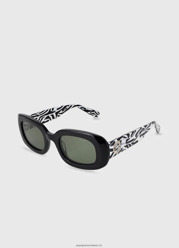 rechteckige sonnenbrille Frauen Pepe Jeans Schwarz 84XH6T767