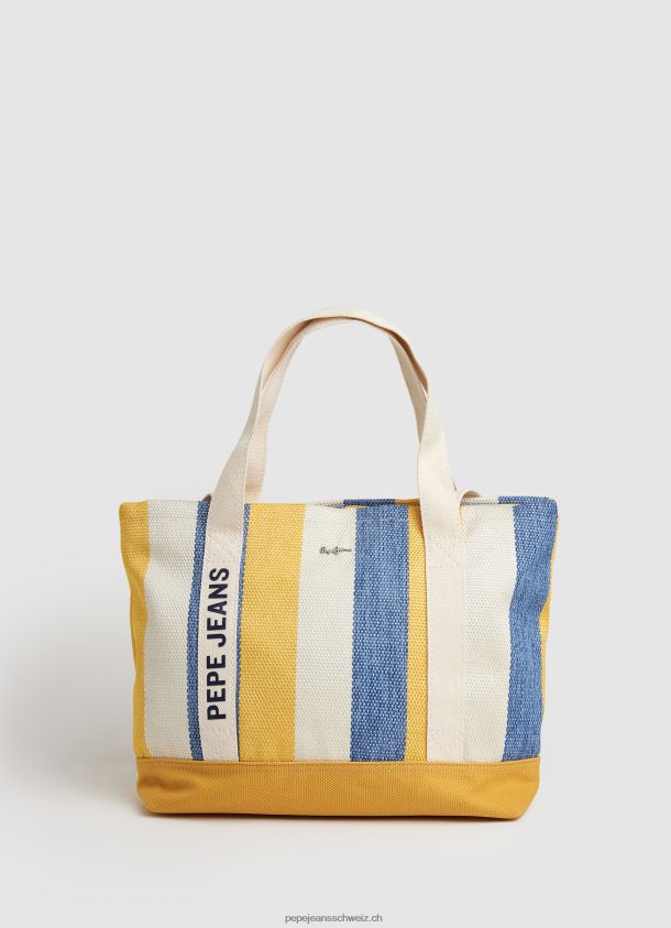 2 in 1 Tasche zum Rucksack umwandelbar Frauen Pepe Jeans Buttermilch 84XH6T736