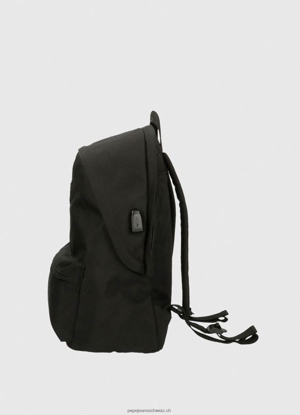 Aris Performance-Rucksack mit Doppelreißverschluss Frauen Pepe Jeans Schwarz 84XH6T752