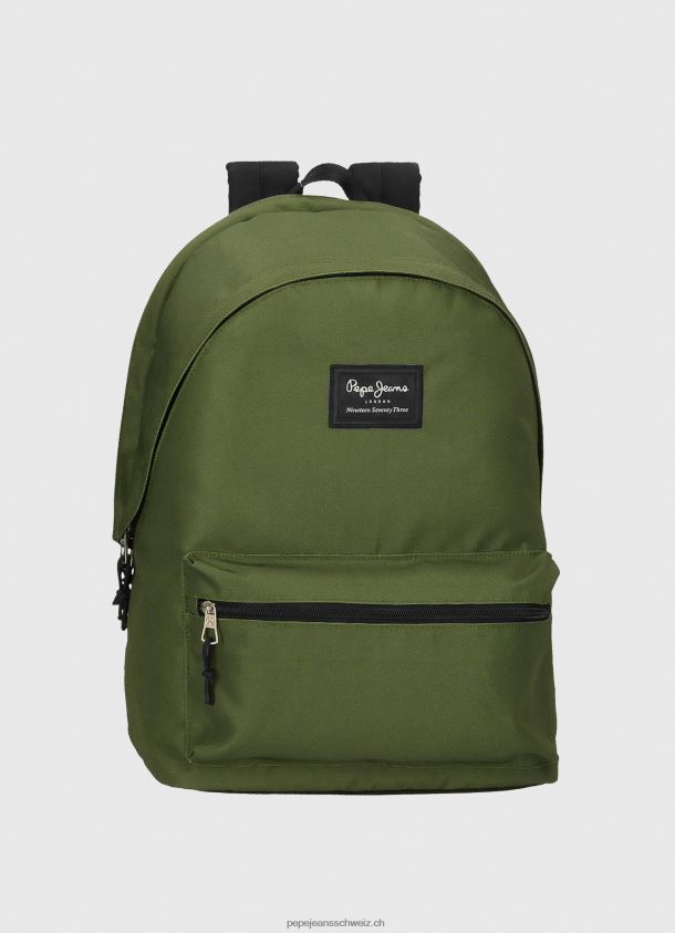 Aris Performance-Rucksack mit Doppelreißverschluss Frauen Pepe Jeans dunkelgrün 84XH6T753