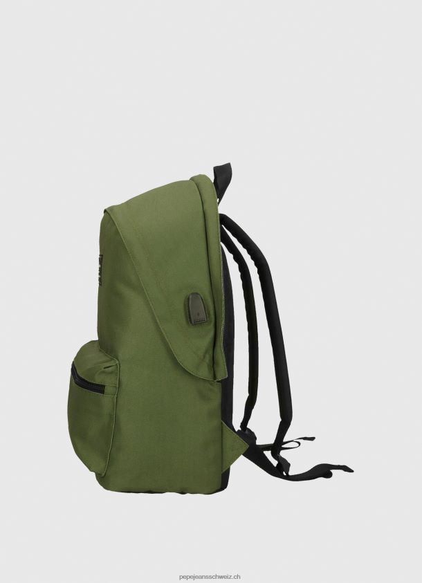 Aris Performance-Rucksack mit Doppelreißverschluss Frauen Pepe Jeans dunkelgrün 84XH6T753