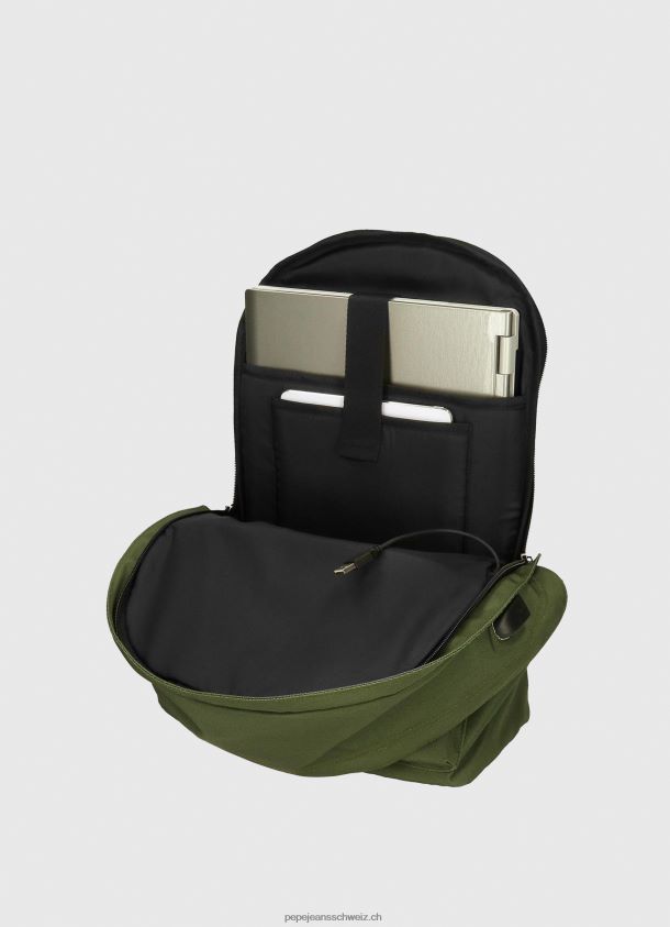 Aris Performance-Rucksack mit Doppelreißverschluss Frauen Pepe Jeans dunkelgrün 84XH6T753