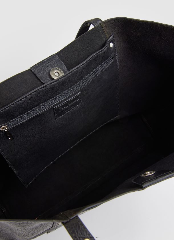 Einkaufstasche aus Leder Frauen Pepe Jeans Schwarz 84XH6T747