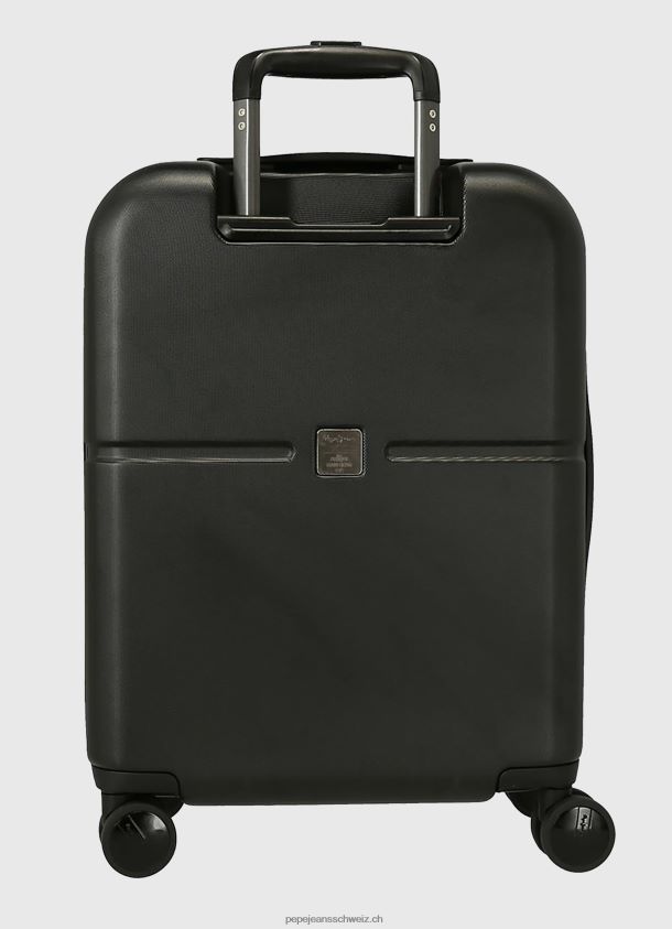 Trolley abs 55cm. Markieren Sie einen harten Koffer Frauen Pepe Jeans Schwarz 84XH6T758