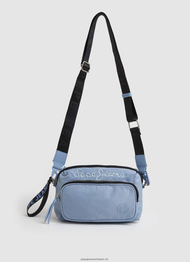 Umhängetasche aus Stoff mit verstellbarem Griff Frauen Pepe Jeans Bucht 84XH6T735