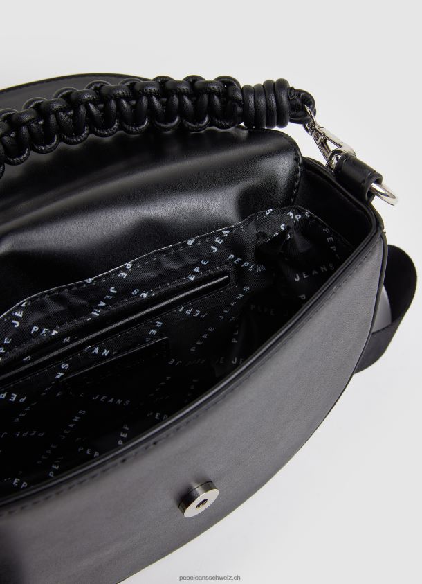 Umhängetasche mit zwei Henkeln Frauen Pepe Jeans Schwarz 84XH6T733