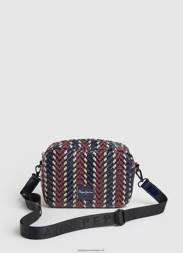 Zickzack-Umhängetasche aus Stoff Frauen Pepe Jeans dulwich 84XH6T738