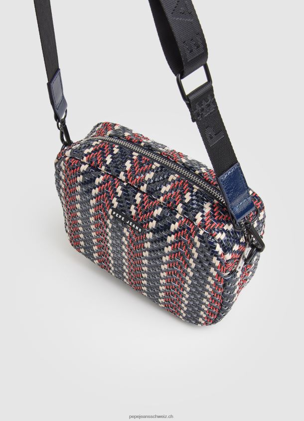 Zickzack-Umhängetasche aus Stoff Frauen Pepe Jeans dulwich 84XH6T738