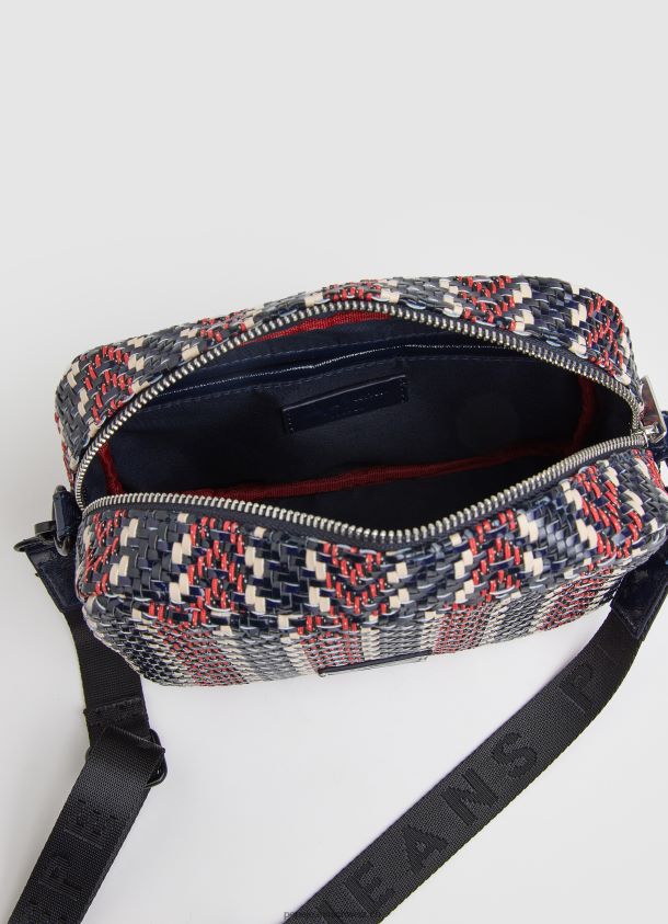 Zickzack-Umhängetasche aus Stoff Frauen Pepe Jeans dulwich 84XH6T738