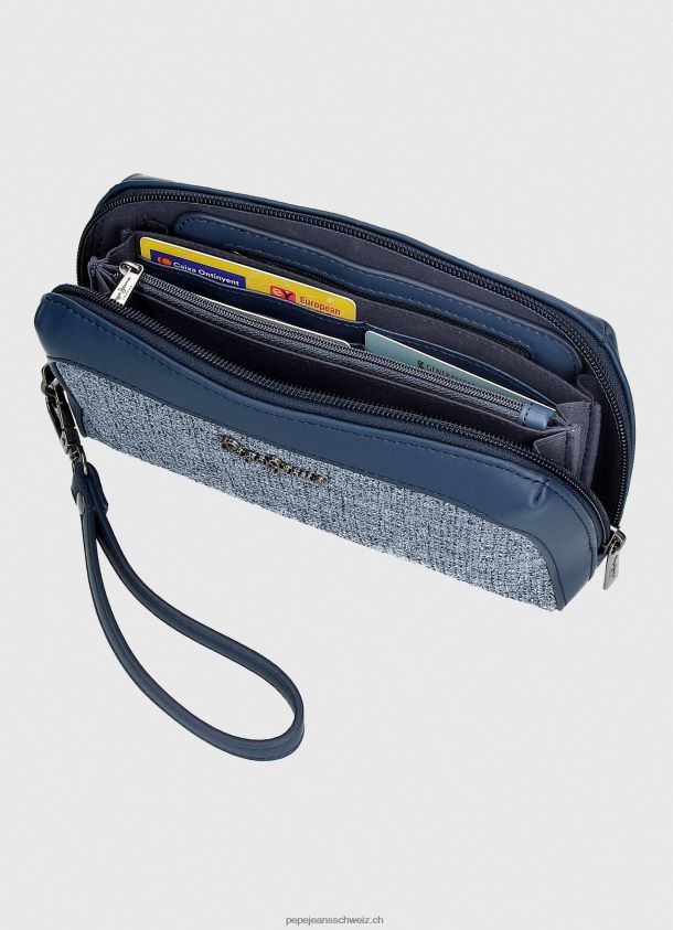 marmorierte Kupplung Frauen Pepe Jeans Ozean 84XH6T727
