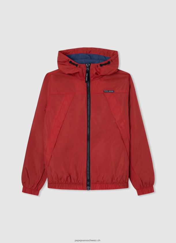 Windjacke mit Kapuze Junge Pepe Jeans studiorot 84XH6T1564