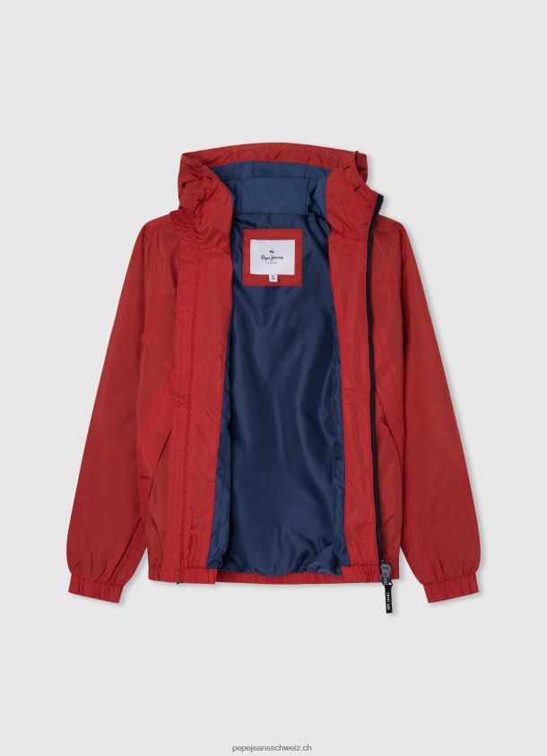 Windjacke mit Kapuze Junge Pepe Jeans studiorot 84XH6T1564