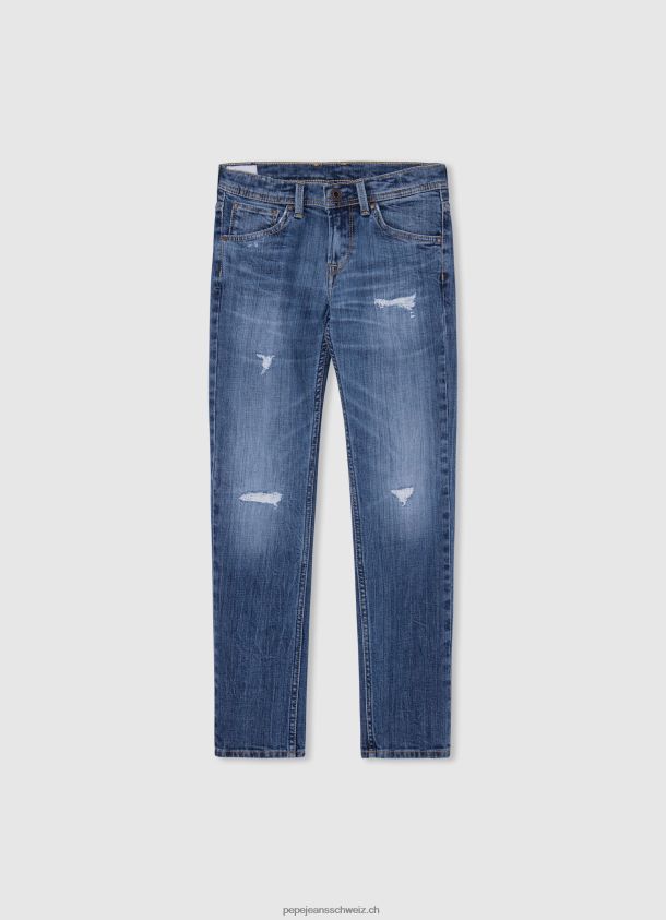 Rey-Midrise-Jeans mit entspannter Passform Junge Pepe Jeans Denim 84XH6T1580