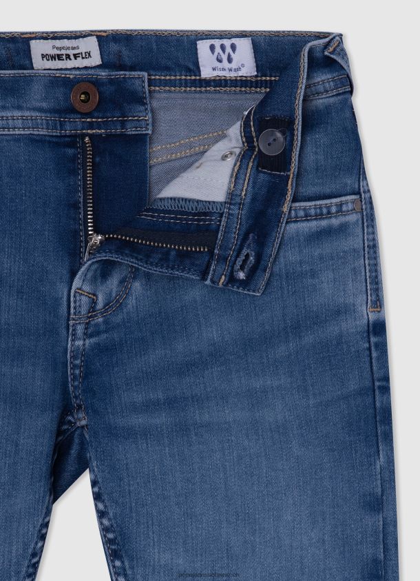 Skinny-Fit-Jeans mit niedriger Leibhöhe Junge Pepe Jeans Denim 84XH6T1577