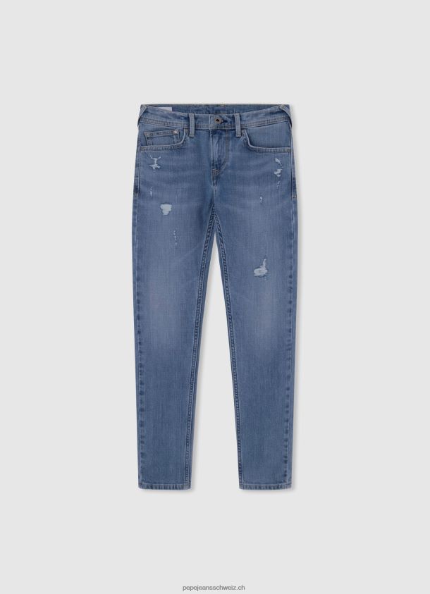 Skinny-Fit-Jeans mit niedriger Leibhöhe Junge Pepe Jeans Denim 84XH6T1579