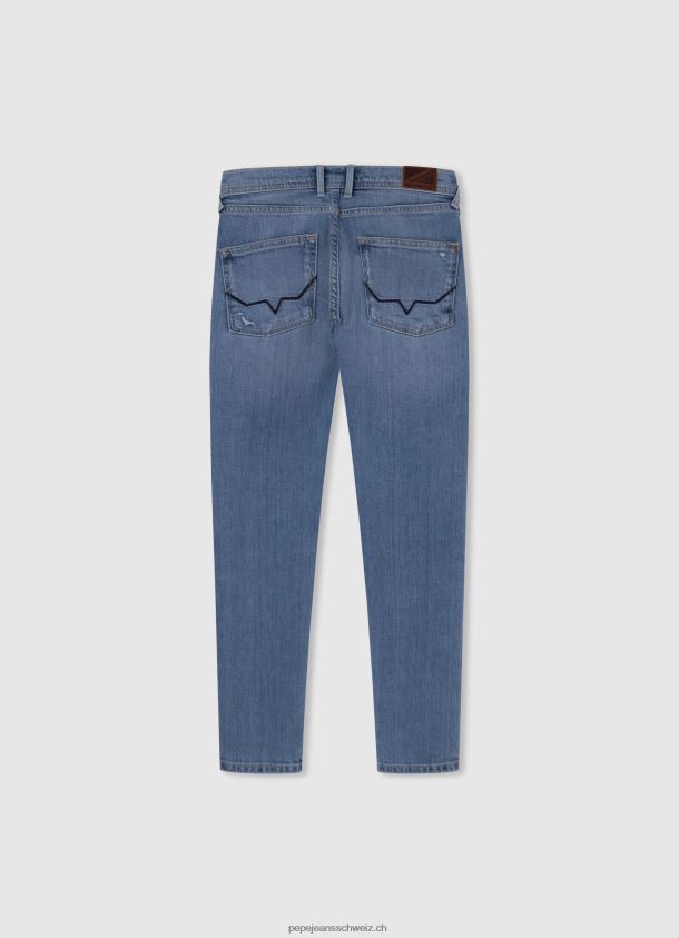 Skinny-Fit-Jeans mit niedriger Leibhöhe Junge Pepe Jeans Denim 84XH6T1579