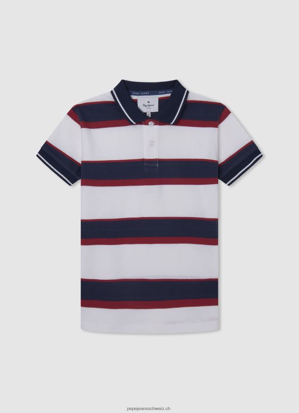 Poloshirt mit gestreiftem Aufdruck Junge Pepe Jeans Jarman 84XH6T1670